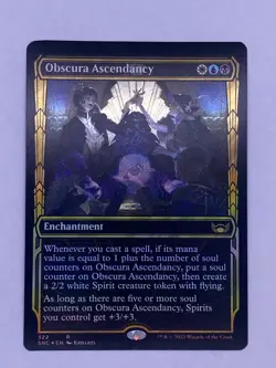 MTG Obscura Ascendancy (Showcase) Streets of New Capenna Foil - Image 1