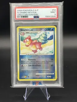 Slowbro 54/106 - Reverse Holo - Great Encounters - Pokemon - Psa 9 - POP 7 - Image 1