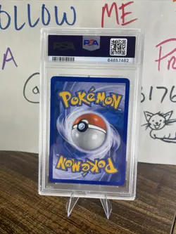 2008 Pokemon D&P Slowkin Reverse Holo Foil Great Encounters #28 PSA 9 Mint - Image 2
