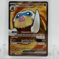 Pokemon TCG Journey Together Mamoswine ex #174/159 Ultra Rare NM - Image 1