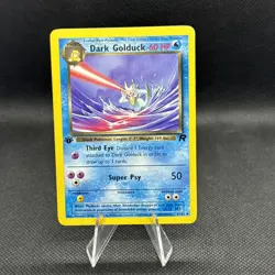 Dark Golduck 37/82 1st Edition Uncommon Team Rocket Pokemon Unlimited - Image 1
