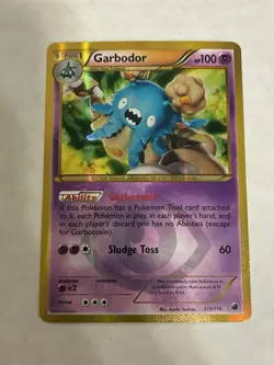 Secret RARE! Garbodor 119/116 Pokemon TCG Plasma Freeze NM - Image 1