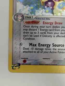 Pokemon TCG Delcatty 5/109 Ruby and Sapphire Holo E-Reader - Image 5