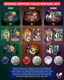Yu-Gi-Oh Original Artwork Duel Set - 3 Box Complete series - PRESALE - Image 1