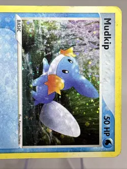 Mudkip - 018 (EX Deck Tin) 018 Nintendo Holo Black Star Promo 2004 HP POOR - Image 3