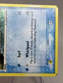 Mudkip - 018 (EX Deck Tin) 018 Nintendo Holo Black Star Promo 2004 HP POOR - Image 4