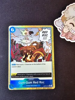 OP04-056 Gum Gum Red Roc (Textured Foil) - One Piece TCG - Premium Booster - Image 1