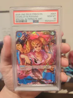 Charlotte Pudding Special Alternate Art PSA 10 One Piece OP PRB - Image 1