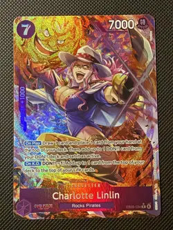 One Piece TCG Charlotte Linlin EB03-034 Alt Art Heroines Edition M/NM English - Image 1