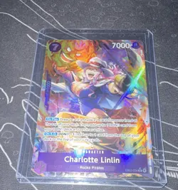 Bandai One Piece Card Game Charlotte Linlin EB03-034 Alt Art Foil English - Image 1