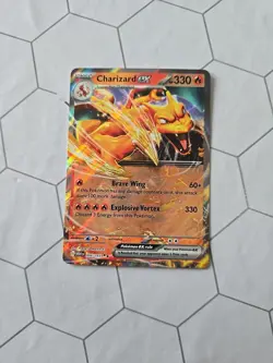 Pokemon - Charizard ex - 006/165 - Scarlet & Violet: 151 - Half Art Card - Image 1