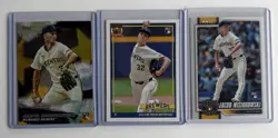 Jacob Misiorowski 2026 Topps Series 1 Rookie Card RC 3-Card Lot Brewers #10 75th - Image 1