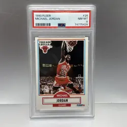 1990-91 Fleer - Michael Jordan #26 PSA 8 GOAT 🐐 - Image 1