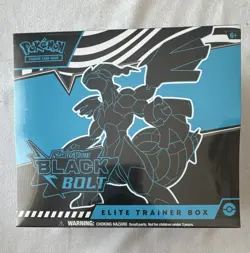 Pokemon TCG Scarlet & Violet—Black Bolt Elite Trainer Box (1 Box) English - Image 1