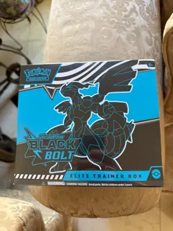 Pokemon Scarlet & Violet Black Bolt Elite Trainer Box ETB TCG Factory Sealed - Image 1