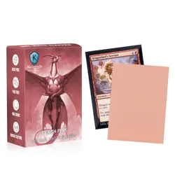 Peach Pink Dual Matte Card Sleeves, Katomula Card Sleeves for MTG, Standard C... - Image 1