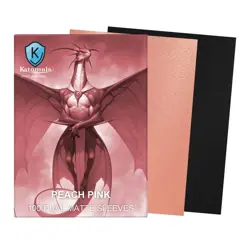 Peach Pink Dual Matte Card Sleeves, Katomula Card Sleeves for MTG, Standard C... - Image 2
