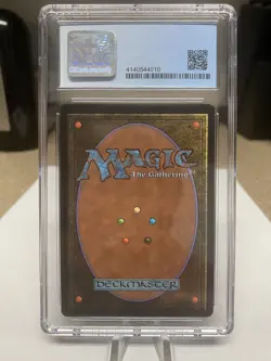 MTG Island (Orange/Yellow Sky) Beta 1993 Basic Land CGC 8.5 (NM/Mint+) - Image 2