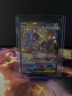 Pokemon TCG Mega Kangaskhan EX 182/132 Holo Rare ME01 Mega Evolution - Image 1