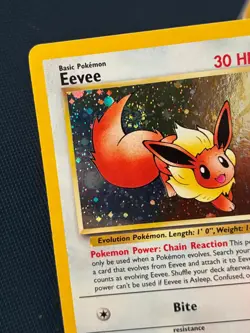 Eevee 11 Holo Promo Black Star Pokemon Card with Swirl Excellent Condition (4) - Image 2