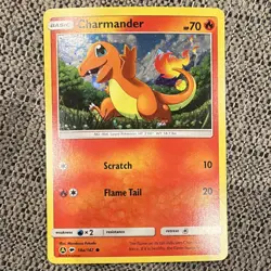 Pokemon TCG Charmander 18a/147 EN Reverse Holo Common Basic 70 HP 2018 - Image 1