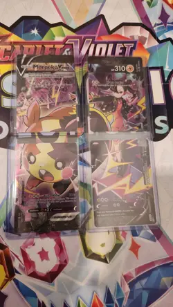 Morpeko V-Union SWSH Black Star Promo Pokemon TCG Full Set 4x - Image 1