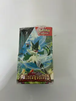 Pokemon TCG Scarlet & Violet Paldea Evolved Half Booster Box 18 Packs Sealed - Image 2
