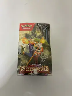 Pokemon TCG Scarlet & Violet Paldea Evolved Half Booster Box 18 Packs Sealed - Image 3