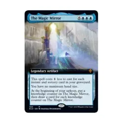 WOTC MtG Throne of Eldraine The Magic Mirror (Extended Art) (MR) (Foil) NM - Image 1