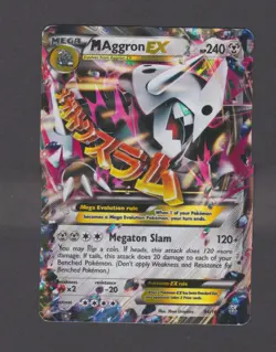 Pokemon TCG M Aggron EX Ultra Rare Full Art Holo 94/160 XY Primal Clash Eng - Image 1