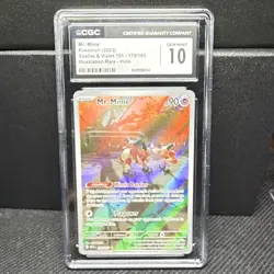 Pokemon Mr. Mime 179/165 SV: Scarlet & Violet 151 EN Holo IR CGC 10 2023 - Image 1