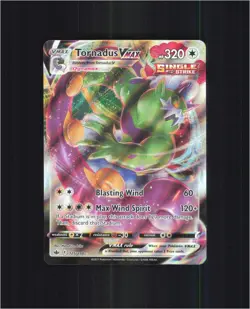 Tornadus VMAX 125/198 Holo VMAX Rare Chilling Reign Pokemon Near Mint - Image 1