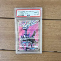 The Pokemon Company Xerneas GX 126/131 Forbidden Light FA Holo ENG PSA 10 - Image 1