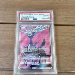 The Pokemon Company Xerneas GX 126/131 Forbidden Light FA Holo ENG PSA 10 - Image 2