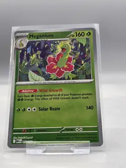 010/132 Meganium : (Reverse Holo) Card : Mega Evolution : Pokemon TCG - Image 1