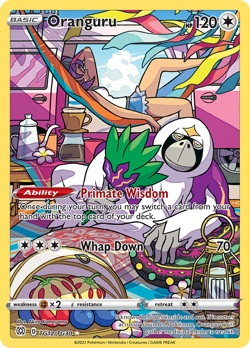 Oranguru TG12/TG30 Holo Brilliant Stars Trainer Gallery Pokemon Holo NM - Image 1