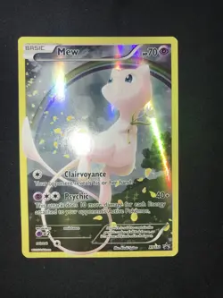 Mew Promo XY110 Pokemon TCG Mythical Collection Holo (Bad Cut) - Image 1