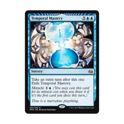 WOTC MTG Modern Masters 2017 Temporal Mastery (MR) EX - Image 1