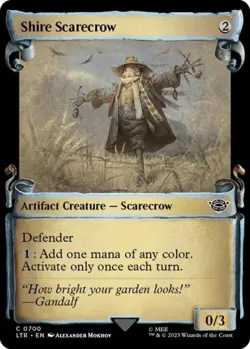 Shire Scarecrow (Showcase Scrolls) - Near Mint MTG - Image 1