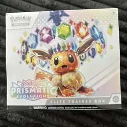Pokemon Prismatic Evolutions Elite Trainer Box Eevee English 2025 - Image 1