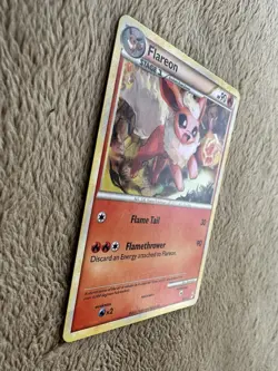 2011 Pokemon TCG Call Of Legends Flareon Common Non-Holo 44/95 LP - Image 4