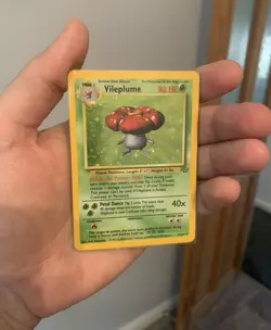 Pokemon TCG Vileplume Jungle Holo Card 15/64 Unlimited Rare 1999 WOTC MT-NM - Image 1