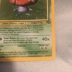 Pokemon TCG Vileplume Jungle Holo Card 15/64 Unlimited Rare 1999 WOTC MT-NM - Image 4