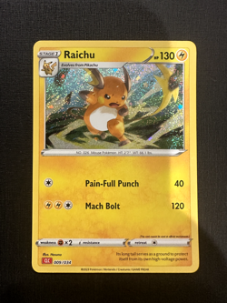 Raichu 009/034 Trading Card Game Classic Holo - Image 1