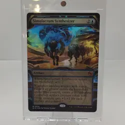 NM Simulacrum Synthesizer (SHOWCASE FOIL) MTG Outlaws of Thunder Junction 📈🔥 - Image 1