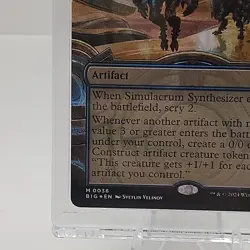 NM Simulacrum Synthesizer (SHOWCASE FOIL) MTG Outlaws of Thunder Junction 📈🔥 - Image 3