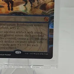 NM Simulacrum Synthesizer (SHOWCASE FOIL) MTG Outlaws of Thunder Junction 📈🔥 - Image 4