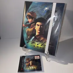 SHENMUE CD SEGA DREAMCAST TRADING CARDS LIMITED RUN GAMES TS INSERT & BINDER LOT - Image 1