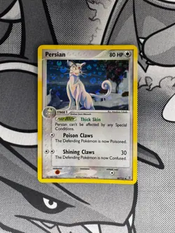 🔥 PERSIAN 44/112 R FIRERED & LEAFGREEN POKEMON REVERSE HOLO 🔥 - Image 1