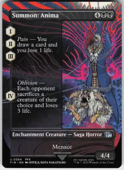 Summon: Anima (Borderless) 364 MTG Normal FINAL FANTASY - Image 1